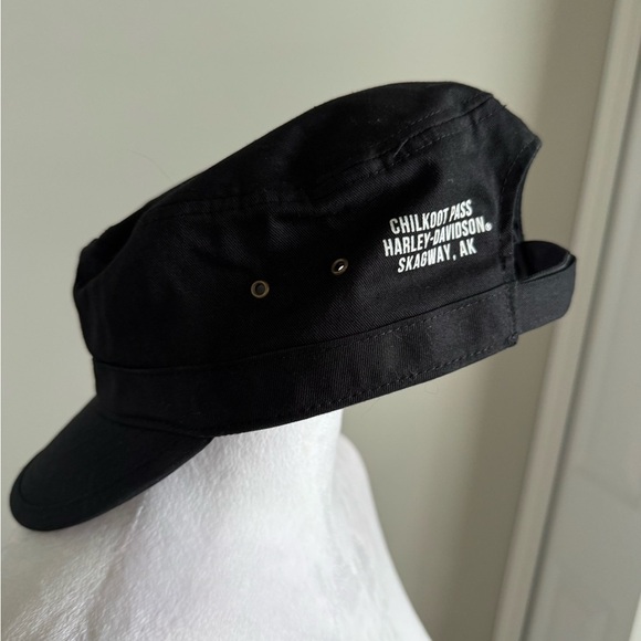 Harley-Davidson Women’s Black Newsboy Cap Alaska - Picture 2 of 4